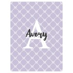 Personalized Name Monogram Heart Love Cross Two Sides Premium Plush Fleece Blanket (Baby Size) 40 x30  Blanket Front