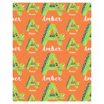 Personalized Alphabet Name Two Sides Premium Plush Fleece Blanket (Teen Size) 60 x50  Blanket Front