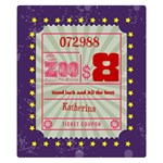 Personalized Ticket Coupon Blanket Two Sides Premium Plush Fleece Blanket (Kids Size) 50 x40  Blanket Front