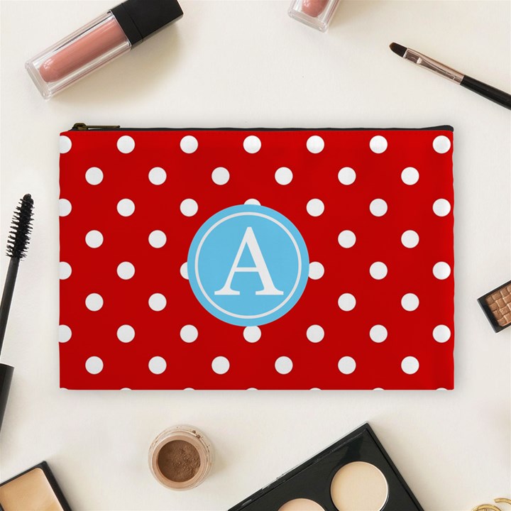 Personalized  Name Monogram Cosmetic Bag (Large)
