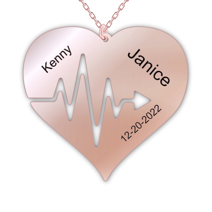 Personalized Heart 925 Sterling Silver Name Pendant Necklace