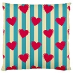 Couple Cat Large Cushion Case (Two Sides) Back