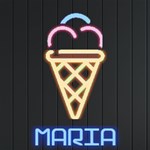 Personalized Ice-cream Name Neon Signs and Lights Front