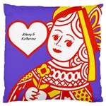 Poker Graphic Large Cushion Case (One Side) Front