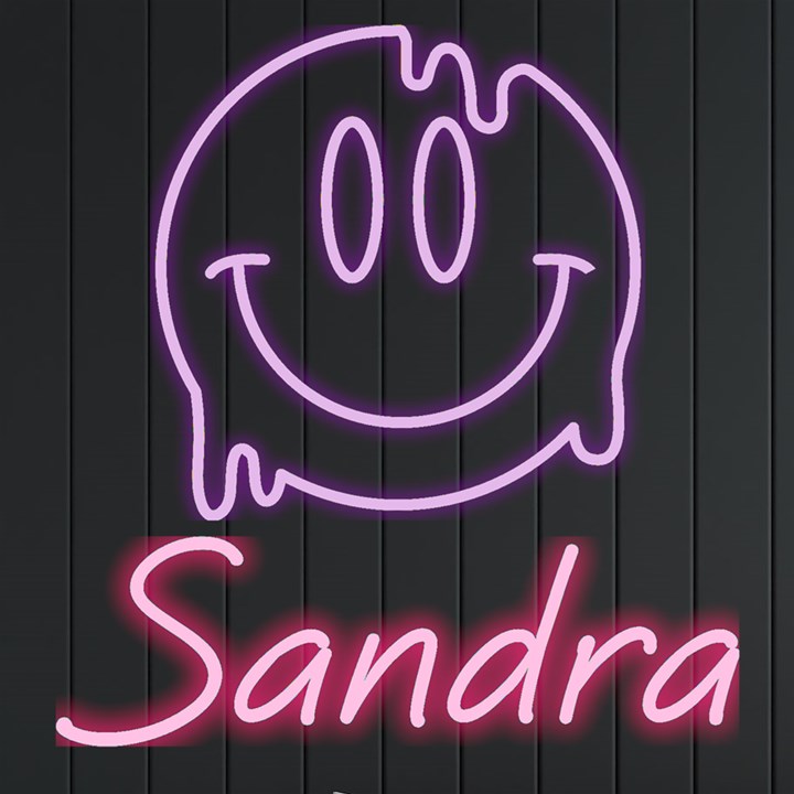 Personalized Smile Face Name Neon Signs and Lights