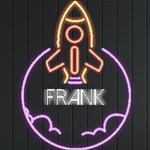 Personalized Rocket Name Neon Signs and Lights Front