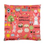 Personalized Spring Easter Rabbit Name Standard Cushion Case (One Side) Front