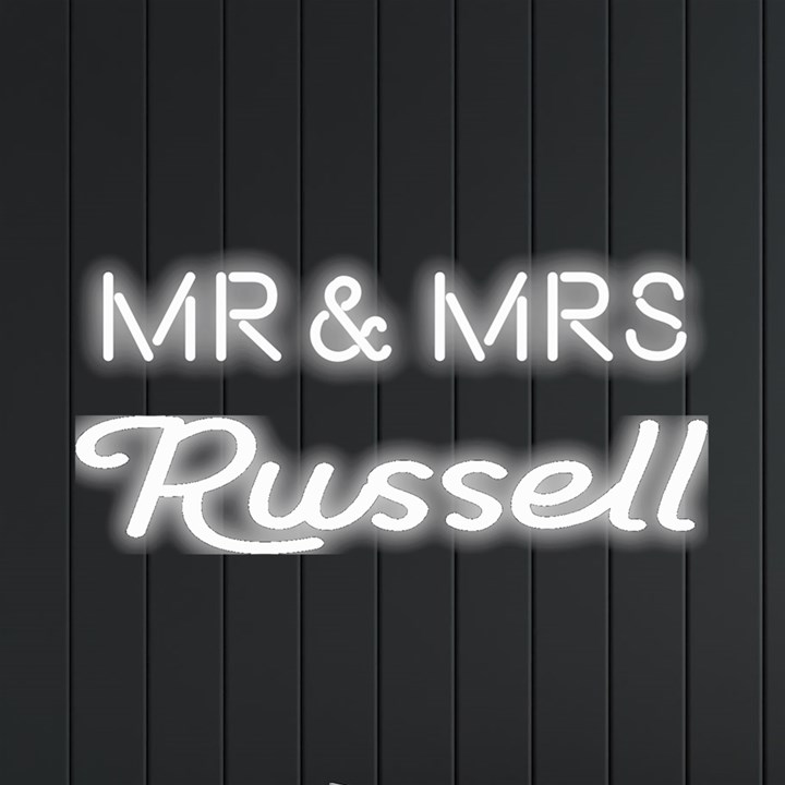 Personalized Wedding Name Neon Signs and Lights