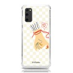 Personalized Name Couple Hands Checked Samsung Galaxy S20 6.2 Inch TPU UV Case Front