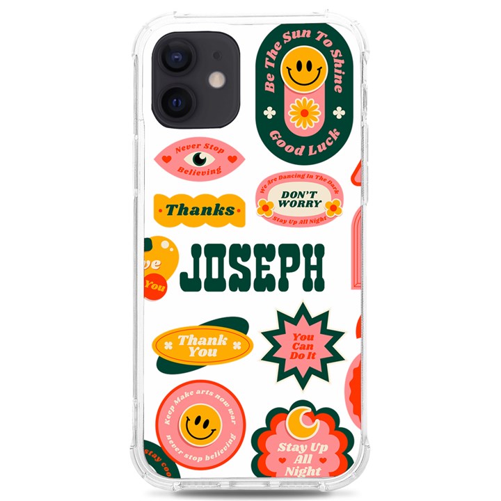 Personalized Happy and Lucky Name iPhone 12/12 Pro TPU UV Print Case
