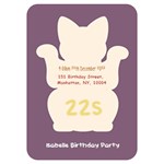 Birthday Invitation Card 5  x 7  (Rounded) Back