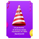 Birthday Invitation Card 5  x 7  (Ticket) Left