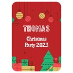 Xmas Invitation Card 5  x 7  (Rounded) Front