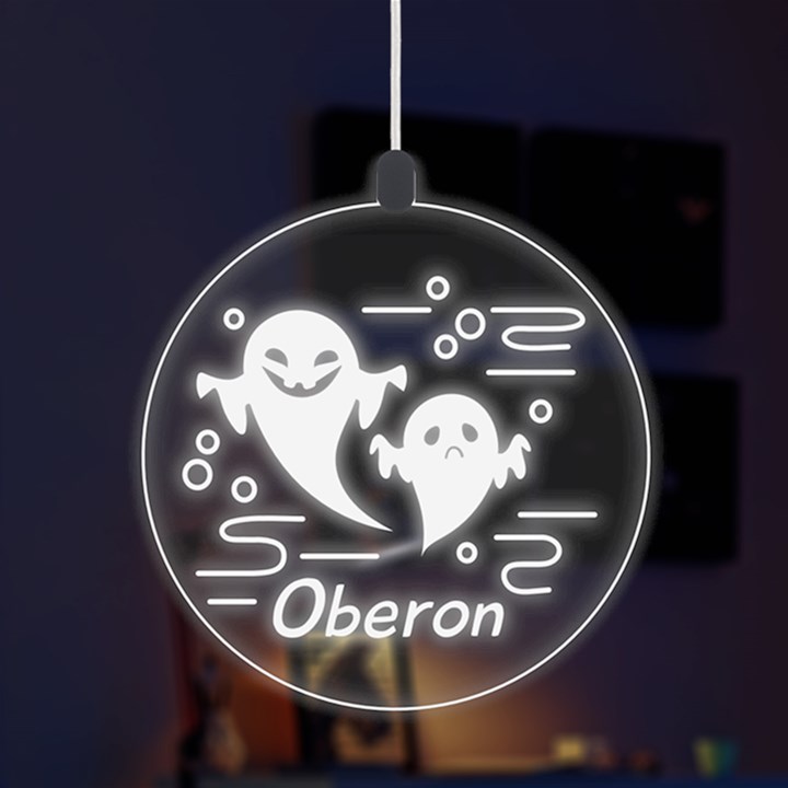 Halloween Ghost LED Acrylic Ornament