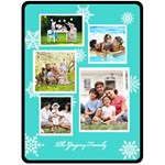 Family Name Large Blanket Fleece Blanket (Large) 80 x60  Blanket Front