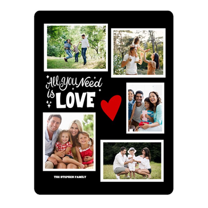 Family Name Small Blanket Fleece Blanket (Small)