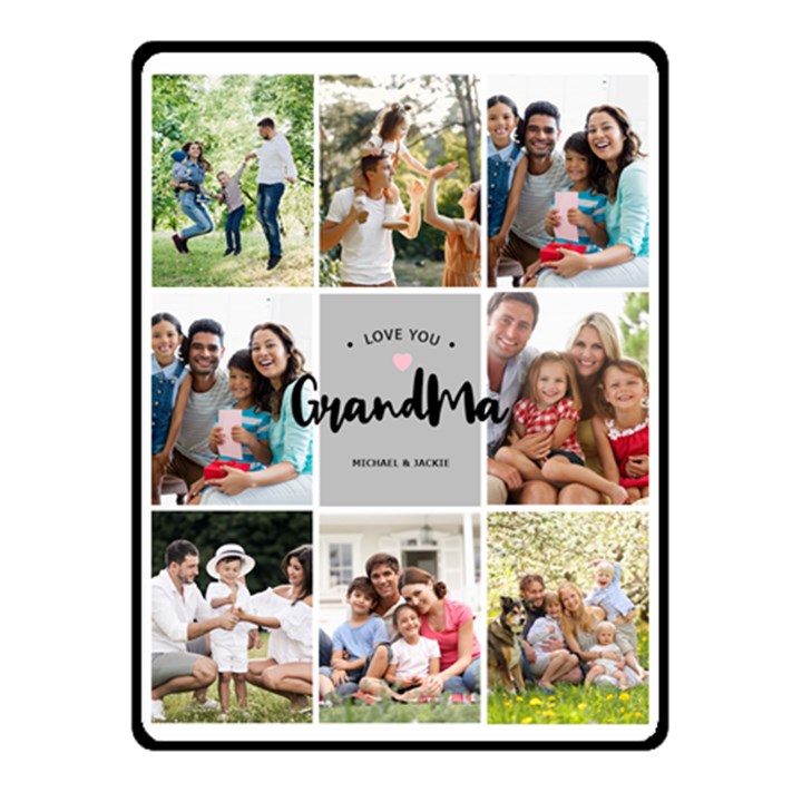 Personalized Love You Small Blanket Fleece Blanket (Small)