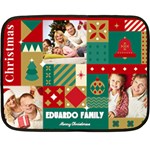 xmas photo graphic Fleece Blanket (Mini) 35 x27  Blanket