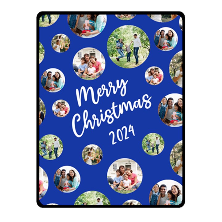 Christmas Family Small Blanket Fleece Blanket (Small)