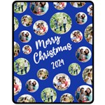 Christmas Family Medium Blanket Fleece Blanket (Medium) 60 x50  Blanket Front