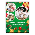 Christmas Family Photo Small Blanket Fleece Blanket (Small) 50 x40  Blanket Front