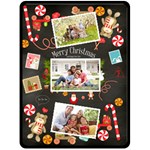 Christmas Family Large Blanket Fleece Blanket (Large) 80 x60  Blanket Front