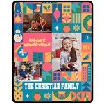Christmas Graphic Photo Medium Blanket Fleece Blanket (Medium) 60 x50  Blanket Front