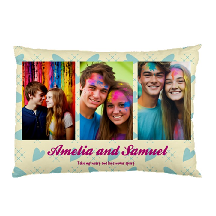 couple frame fillow Pillow Case