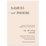 Wedding Invitation Card Invitation Card 5  x 7  Back