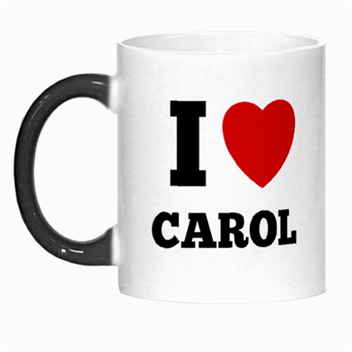 I Love Couple Mug Morph Mug