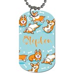 Dog Illustration Dog Tag Dog Tag (One Side) Front