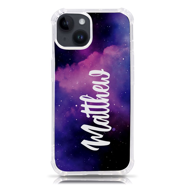 Personalized Galaxy Name Phone Case iPhone 14 TPU UV Print Case