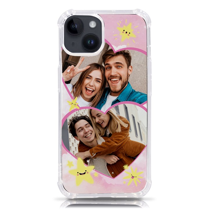 Personalized Romantic Photo Phone Case iPhone 14 TPU UV Print Case