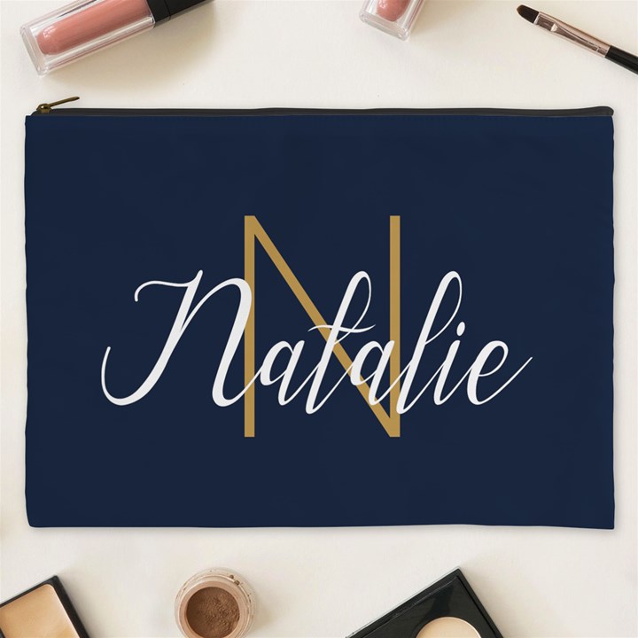Personalized Initial Name Cosmetic Bag Cosmetic Bag (XXXL)