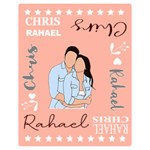 Personalized Name Lover Hand Draw Style Two Sides Premium Plush Fleece Blanket (Teen Size) 60 x50  Blanket Front