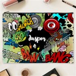Personalized Comics Style Name Cosmetic Bag Cosmetic Bag (XXXL) Front