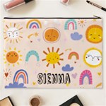 Personalized Sun Illustration Name Cosmetic Bag Cosmetic Bag (XXXL) Back