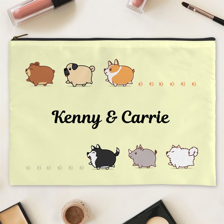 Personalized Pets Name Cosmetic Bag Cosmetic Bag (XXXL)