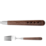 Personalized Star Shine Name Stainless Steel Fork with wooden Handle Stainless Steel Fork With Wooden Handle Fork