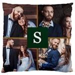 Personalized Initial Baby Flannel Cushion 16  Baby Flannel Cushion Case (Two Sides) Front