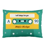 Personalized Cassette Tape Name Pillow Case Pillow Case (Two Sides) Front