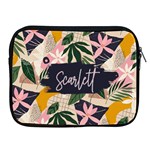 Personalized Tropical Name iPad Zipper Case Apple iPad Zipper Case Front