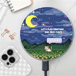 Personalized Pixel Game Name Wireless Fast Charger Wireless Fast Charger(White) Front