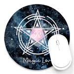 Personalized Magic Name Round Mousepad Round Mousepad Front