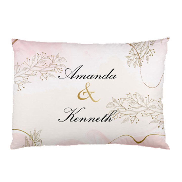 Personalized Wedding Couple Name Pillow Case Pillow Case