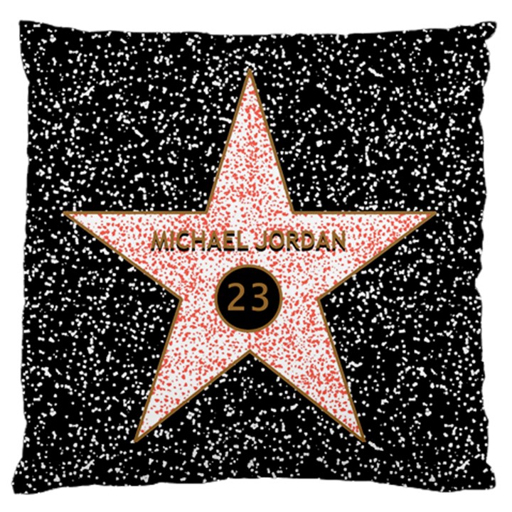 Personalized Hollywood Walk of Fame Name Any Text Age Birthday Large Cushion Case Large Cushion Case (One Side)