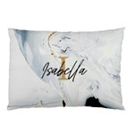 Personalized Initial Name Marble Pillow Case Pillow Case (Two Sides) Back