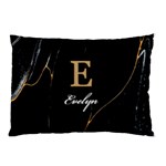Personalized Initial Name Marble Pillow Case Pillow Case (Two Sides) Back
