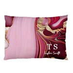 Personalized Initial Name Marble Pillow Case Pillow Case (Two Sides) Back