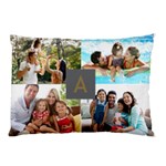 Personalized Photo Initial Pillow Case Pillow Case 26.62 x18.9  Pillow Case